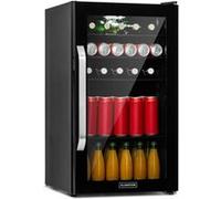 Beersafe 3XL Onyx Réfrigérateur 98 litres 4 étagères Porte vitrée panoramique E
