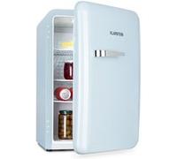 Klarstein Réfrigérateur rétro Audrey 70 L 3 étagères 2 compartiment Mini bar Mini Frigo Bleu Bleu G