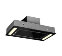 Klarstein Hotte de plafond Remy A – 87,8×47,5 cm – extraction et recirculation – Noir