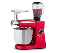 Klarstein Robot Patissier Mixeur Multifonctions, 2000W, Hachoir à Viande, Blender 3 en 1, pour Cuisine, 10L, Rape Legumes Electrique, Batteurs, Petrin Professionnel