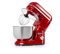Klarstein Robot Patissier Multifonctions, Batteur sur Socle, Bol 5L, Robot Cuisine 2000W, Crochet à Pâte, Robot Multifonction, Petrin a Pain, Batteur Electrique Cuisine, Rotation Planétaire 6 Vitesses