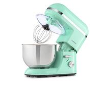 Klarstein Robot Patissier Multifonctions, Batteur sur Socle, Bol 5L, Robot Cuisine 2000W, Crochet à Pâte, Multifonction, Petrin a Pain, Batteur Electrique Cuisine, Rotation Planétaire 6 Vitesses