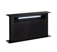 Klarstein Royal Flush 60cm 604m³/h Hotte Plan de Travail Noir APP
