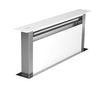 Klarstein Hotte de plan de travail Royal Flush Eco 75 - A++ 720 m³/h, LED 6500K, inox, blanc