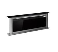 Klarstein Royal Flush 90cm 604m³/h Hotte Plan de Travail Noir APP