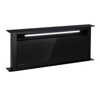 Klarstein Royal Flush 90cm 714m³/h Hotte Plan de Travail Noir APP