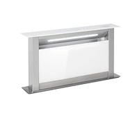 Klarstein Royal Flush Eco Hotte aspirante 60 cm - hotte aspirante escamotable, 604 m³/h, Touch-To-Slide, éclairage LED, efficacité énergétique acier inoxydable &
