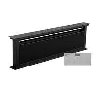 Klarstein Royal Flush Eco Hotte De Plan De Travail - classe A++, 842 m³/h, Silencieuse 70 dB, LED 9 Couleurs, Commande Tactile, Hotte Aspirante Moderne, Installation Murale, Acier Inoxydable