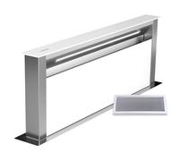 Klarstein Royal Flush 90cm 714m³/h Hotte Plan de Travail Blanc APP