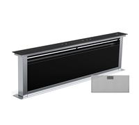 Klarstein Hotte plan de travail Royal Flush Eco – A++ 842 m³/h, LED 9 couleurs, 70 dB – Noir