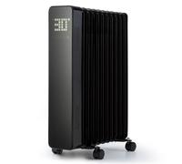 Klarstein Sanford Smart 2500W Radiateur à Bain d'Huile 11 Éléments Noir