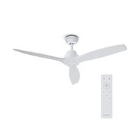 Klarstein Santa Elena 132cm 35W Ventilateur de plafond Blanc
