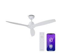 Klarstein Santa Elena Smart 132 cm 40 W Ventilateur de plafond Blanc