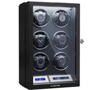 Klarstein Sarthe 6 Remontoir 6 montres 5 modes de rotation LED Tactile Noir Noir G