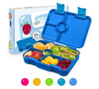 Klarstein schmatzfatz by Lite Boîte à repas 6 compartiments 20,8 x 4,5 x 15 cm