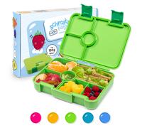 Klarstein schmatzfatz by Lite Boîte à repas 6 compartiments 20,8 x 4,5 x 15 cm