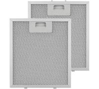 Klarstein Set 2 filtres à graisse de rechange pour hotte de cuisine Aurea - 23 x 26 cm - Lavables en machine - Aluminium