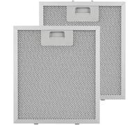 Klarstein Set 2 filtres à graisse de rechange pour hotte de cuisine - Lavables en machine - 23 x 26 cm - Aluminium G