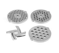 Set 4 disques perforés accessoire hachoir pour robot de cuisine Lucia