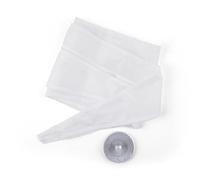 Klarstein Set de calfeutrage de fenêtre pour climatiseurs mobiles, Longueur : 3,9 m, Fermeture éclair, Bande velcro, blanc