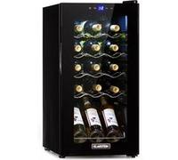 Klarstein Shiraz 15 Bouteilles Slim Cave à vin 44 L Panneau de contrôle tactile Noir G