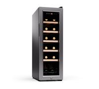 Klarstein Shiraz Premium Smart 25cm 12 Bouteilles Cave à Vin Argent G