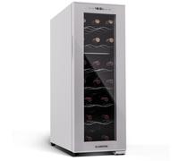 Klarstein Shiraz Slim 30cm 18 Bouteilles Cave à Vin 2 Zones Blanc G