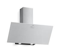 Klarstein Silver Lining Hotte inclinée 90 cm Mode évacuation et recyclage d'air Hotte aspirante Design élegant 597 m³/h Classe A++