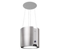 Klarstein Skyfall 45cm 413m³/h Hotte d'Îlot Argent C