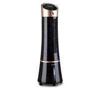 Klarstein Refroidisseur d'air avec refroidissement à eau, refroidisseur à évaporation 5 en 1, humidificateur, ventilateur, purificateur d'air et mode nuit, climatiseur mobile, 6 l, refroidisseur d'air