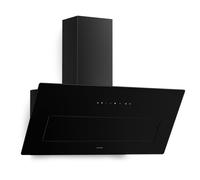 Klarstein SleekAir 90cm 717m³/h Hotte Décorative Noir APPP