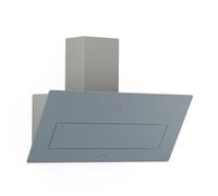 Klarstein SleekAir Hotte Aspirante - Hotte Décorative 90 cm, Débit 718 m³/h, CEE A++, Éclairage LED 5 W, Commande Tactile, Double Ventilation, Acier Inoxydable