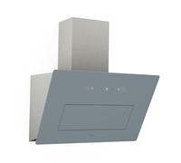 KLARSTEIN SleekAir Hotte Aspirante - Hotte Décorative 60 cm, Débit 717 m³/h, CEE A++, Éclairage LED 2700-6500K, Tactile, INOX, Double Ventilation, Silencieuse 67 DB