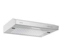 Klarstein SlimVent Hotte Aspirante, 60 cm Hotte de Cuisine Gain de Place, 178 m³/h, Énergie A+, Silencieuse 52 dB, LED, Filtre à Charbon, à Tiroir, Argent