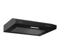 Klarstein Hotte de cuisine SlimVent 60 – A+, 200 m³/h, LED, Évacuation ou recyclage – Noir