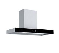 Klarstein SmartEdge 90cm 530m³/h Hotte Murale Argent AP