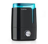 Klarstein Stavanger Humidificateur d'air diffuseur d'huile parfumée Technologie ultrasonique Réservoir d'eau de 3,5 l Réglable en continu jusqu'à 300 ml/h Tampon aromatique Minuteur Noir/turquoise