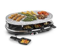 Klarstein Steaklette 1500W Appareil à Raclette 8 Personnes Noir