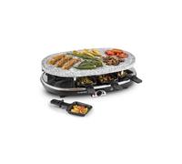 Klarstein Steaklette 1500W Appareil à Raclette 8 Personnes Noir