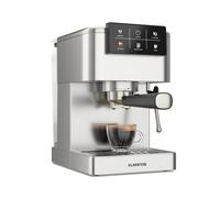 Klarstein SteelPresso Machine à expresso porte-filtre Machine à café barista Écran tactile 20 bars Inox Gris