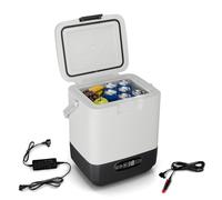 Klarstein Glacière SwiftFrost 12L – jusqu'à -20°C – 12V/230V – Écran LED – Blanc