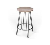 Klarstein Table Haute de Bar 120 cm, Table Mange Debout, Structure Renforcée Bois massif