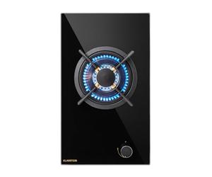 Klarstein Tables de Cuisson à Gaz, Plaque de Cuisson Gaz à 1 Brûleurs, Table de Electrique à 1 Feu de 3400W, Cuisiniere Gaziniere avec Brûleurs en Acier Inoxydable, Cuisinières GPL