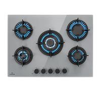 Klarstein Firetale 70cm Plaque de cuisson à gaz 5 Feux Gris