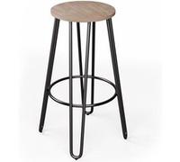 Hamilton Chaise de bistro 1 pcs. Structure en bois et acier Ø 33 cm