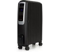 Klarstein Thermaxx Noir Radiateur à huile avec roulettes - Puissance 2500W - Minuterie - Noir Noir G