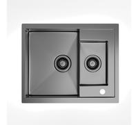 Klarstein TitanSteel évier de cuisine | 61 x 50 cm (Lxl)