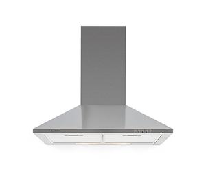 Klarstein TR60WS - Hotte aspirante, 60cm, 310m³/h, Eclairage commutable, Cheminée télescopique, 2 filtres à graisse, Châssis en acier, 2 x lampes à 40W, Argent