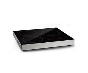 Klarstein TrinityCook 3400W Plaque Induction Portable 3 Feux Noir