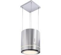 Klarstein Tron ambience Hotte aspirante décorative en îlot ø 38cm - suspension plafond - 540 m³-h - classe a - inox